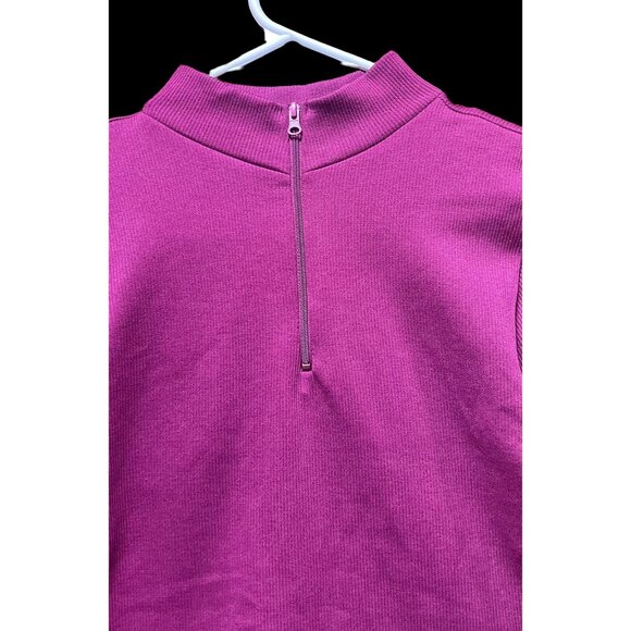 Rue 21 - Women's 1/2 Zip Long Sleeve Shirt - Purple - Extra Large - Picture 11 of 13